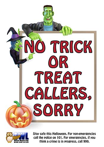 Halloween: No Trick or Treat Callers